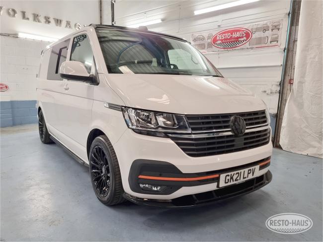 '21 T6.1 Volkspec 'Bavaria' Campervan front facing