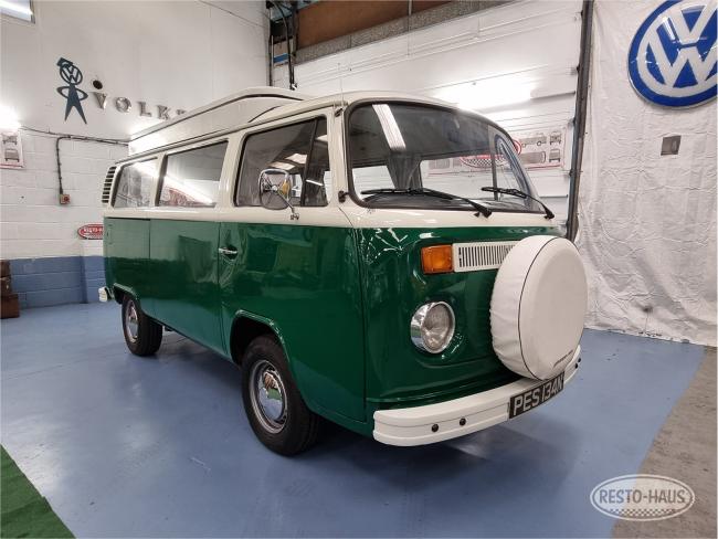 ‘74 RHD Green/White Bay Window Devon Campervan