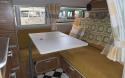 '76 RHD Camper van rear interior with table