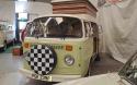 '76 RHD Camper van front facing