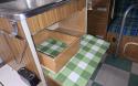 '73 RHD VW T2 Westfalia Continental storage