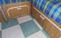 '73 RHD VW T2 Westfalia Continental flooring