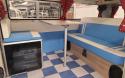 '72 'Betty Blue' RHD Campervan rear interior