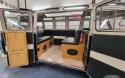 '66 LHD Black And White Split-Screen Samba inside back of van