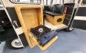 '66 LHD Black And White Split-Screen Samba hob