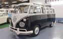 '66 LHD Black And White Split-Screen Samba side view