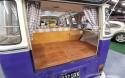 ‘61 RHD 23-Window Deluxe Samba boot open