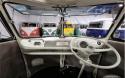 ‘61 RHD 23-Window Deluxe Samba front inside