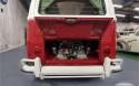 ‘64 RHD Split Screen Camper Van with Restored Harris Single-Wheel Trailer engine lid