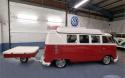 ‘64 RHD Split Screen Camper Van with Restored Harris Single-Wheel Trailer