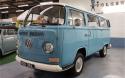 ‘72 RHD Blue Danbury Bay Window front facing