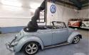 ‘57 LHD Karmann Beetle Convertible roof open