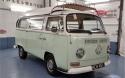 ‘71 LHD Pale Green/White Bay Window Campervan